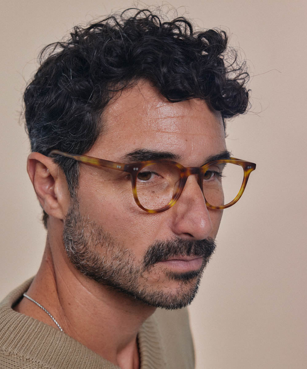 Johann Wolff Frankie Matte Vintage Tortoise Eyeglasses
