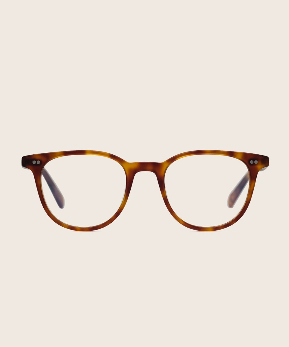 Johann Wolff Frankie Matte Vintage Tortoise Eyeglasses