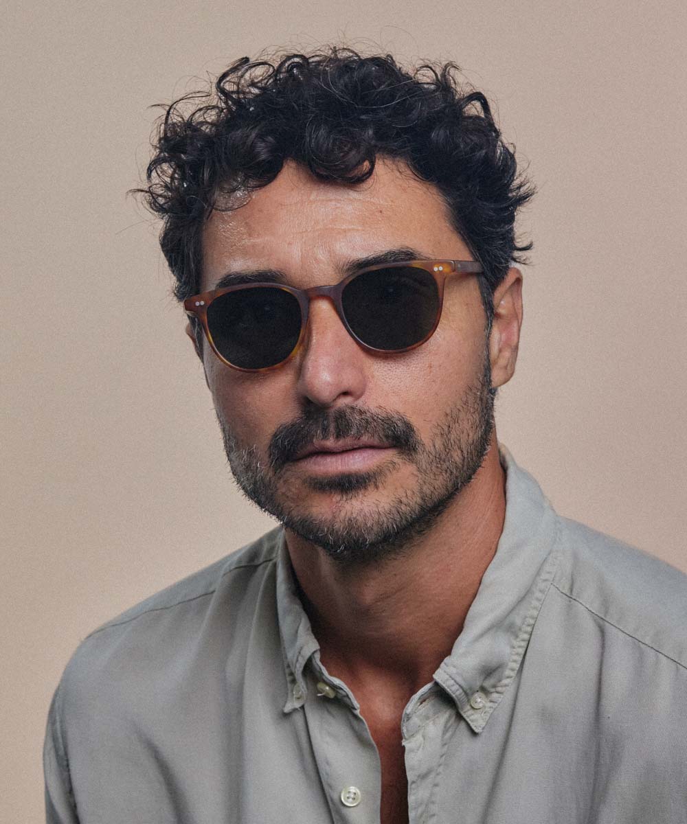 Johann Wolff Frankie Matte Vintage Tortoise Sunglasses