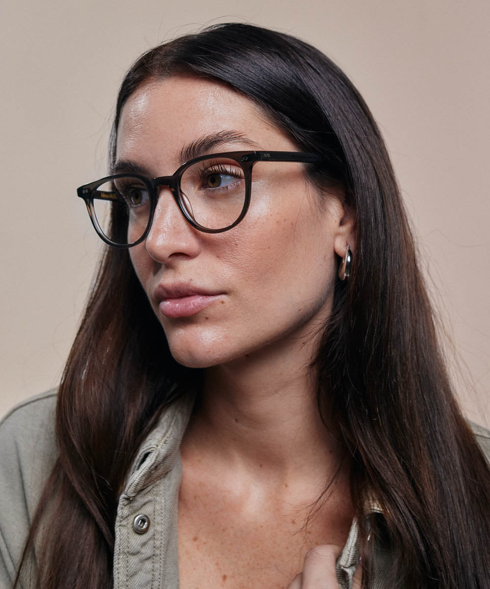 Johann Wolff Frankie Smoke Eyeglasses