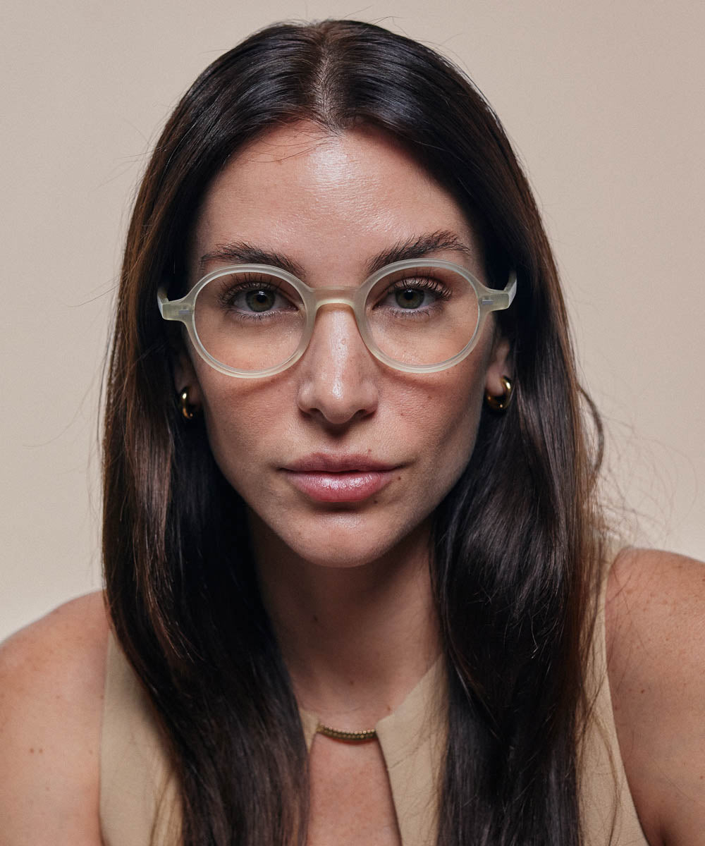 Johann Wolff Gatsby Cream Eyeglasses