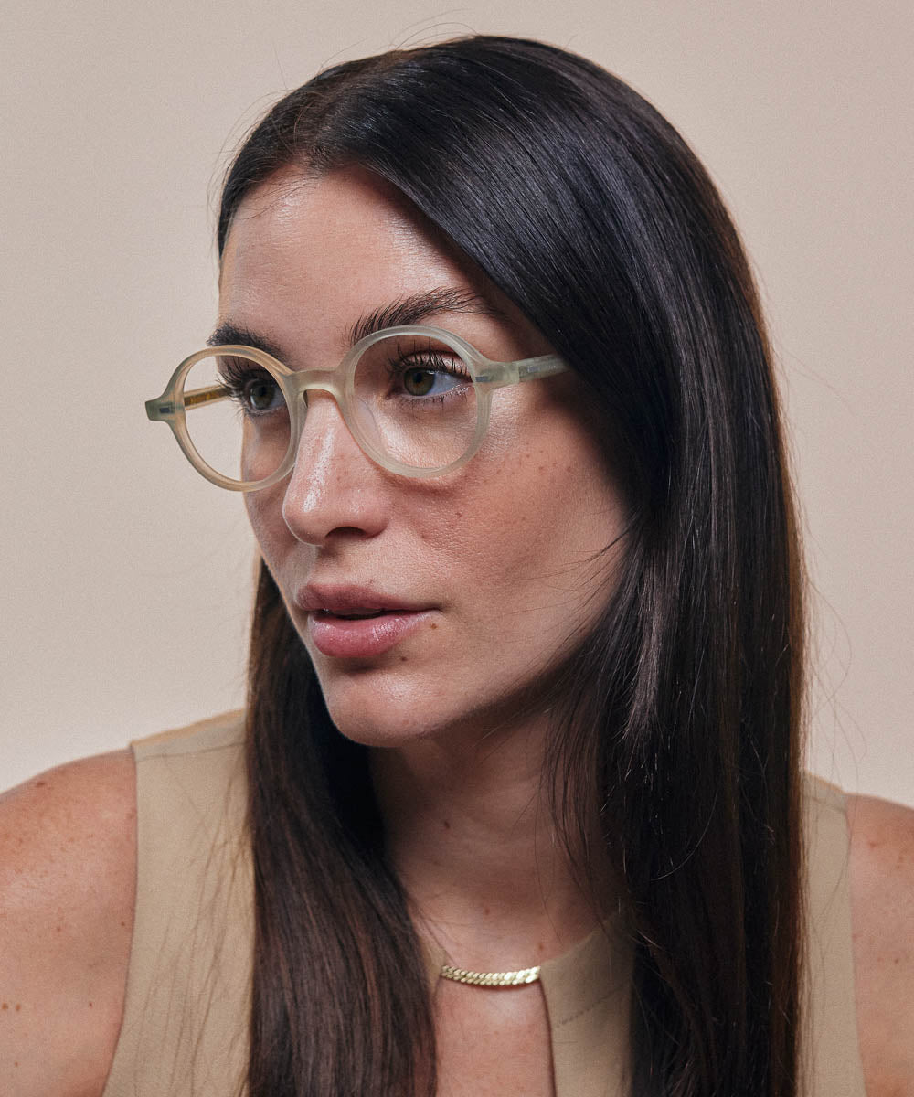Johann Wolff Gatsby Cream Eyeglasses