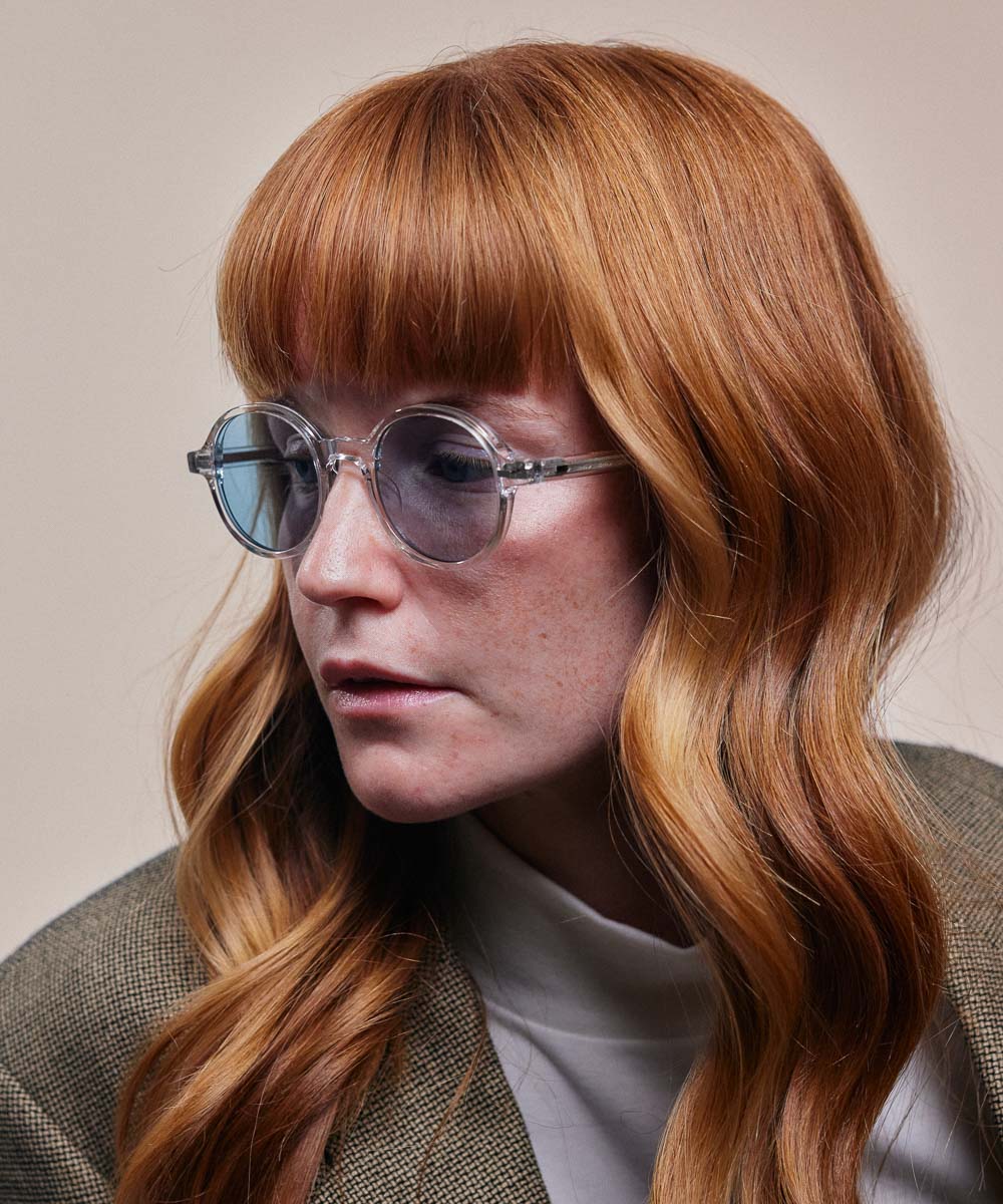 Johann Wolff Gatsby Crystal Blue Photochromic Sunglasses