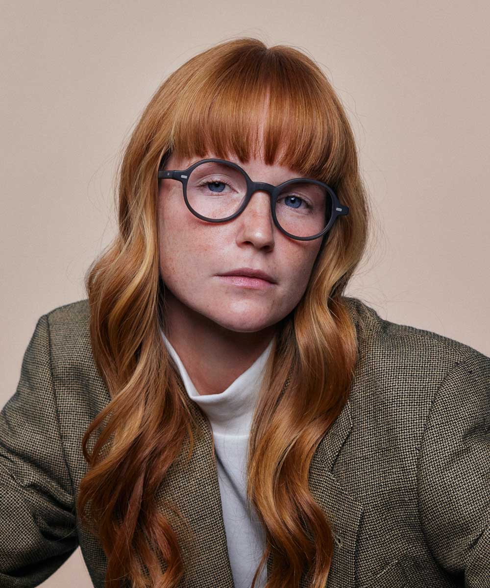 Johann Wolff Gatsby Matte Smoke Eyeglasses