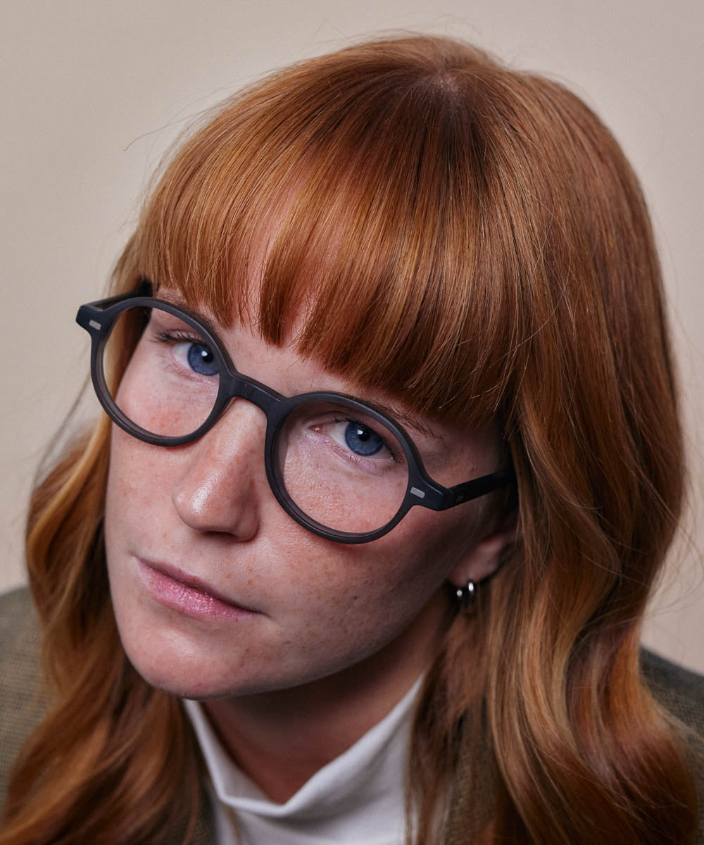 Johann Wolff Gatsby Matte Smoke Eyeglasses