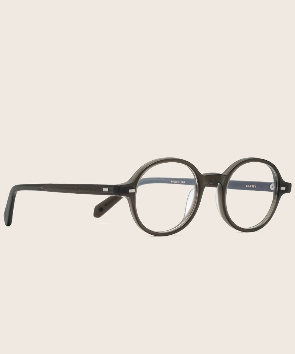Johann Wolff Gatsby Matte Smoke Eyeglasses