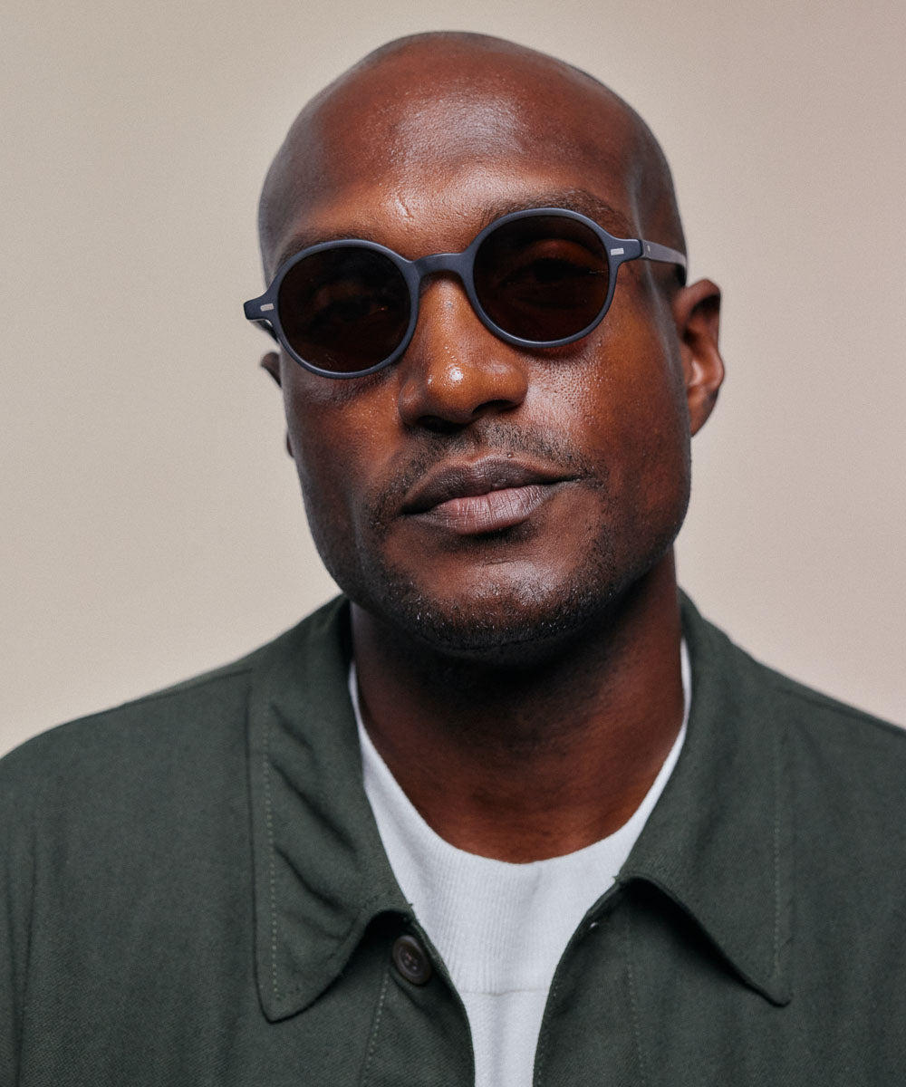 Johann Wolff Gatsby Matte Smoke Sunglasses