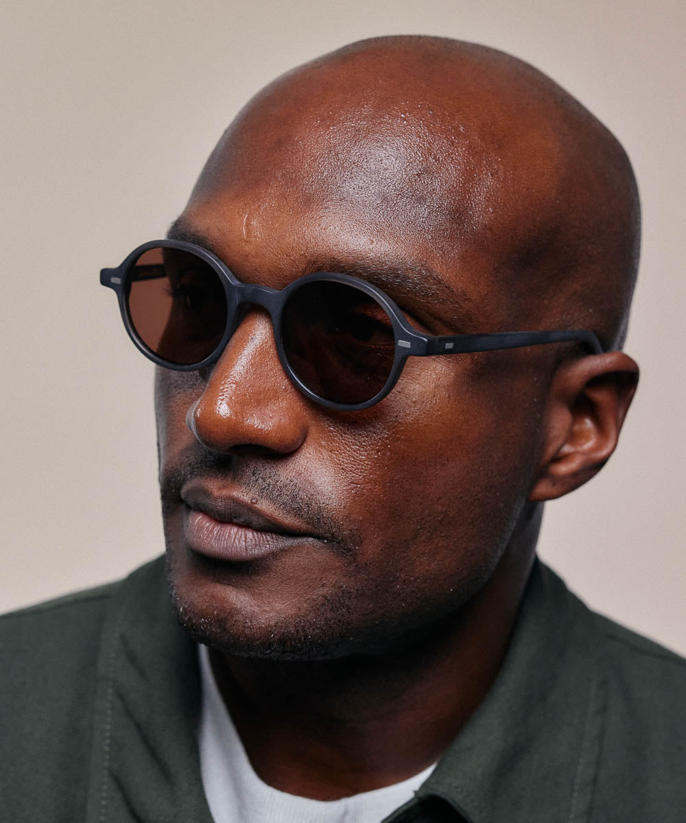 Johann Wolff Gatsby Matte Smoke Sunglasses