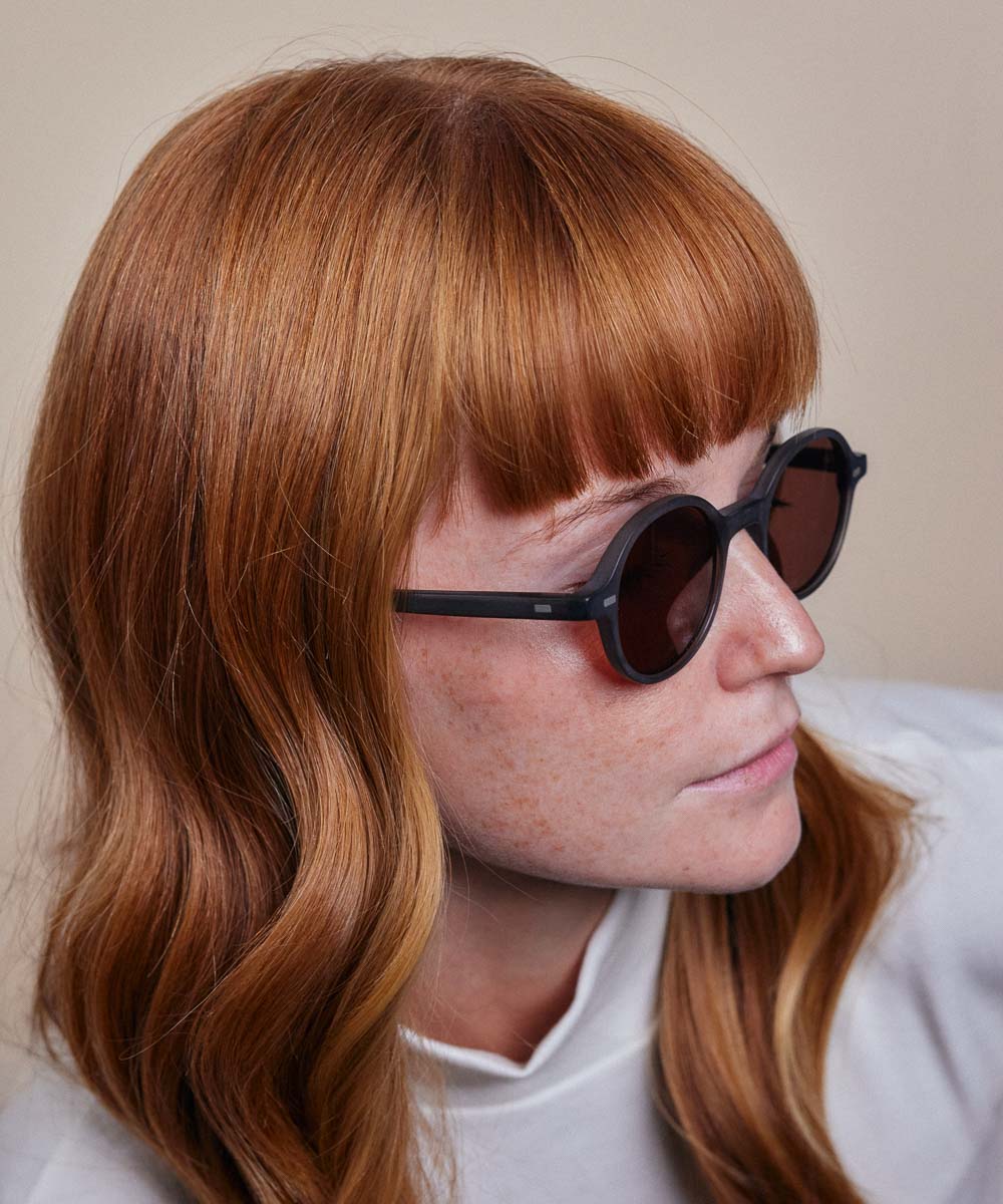 Johann Wolff Gatsby Matte Smoke Sunglasses