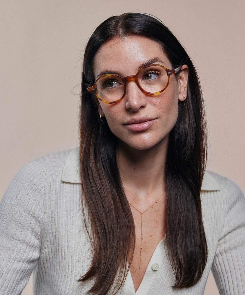 Johann Wolff Gatsby Matte Vintage Tortoise Eyeglasses