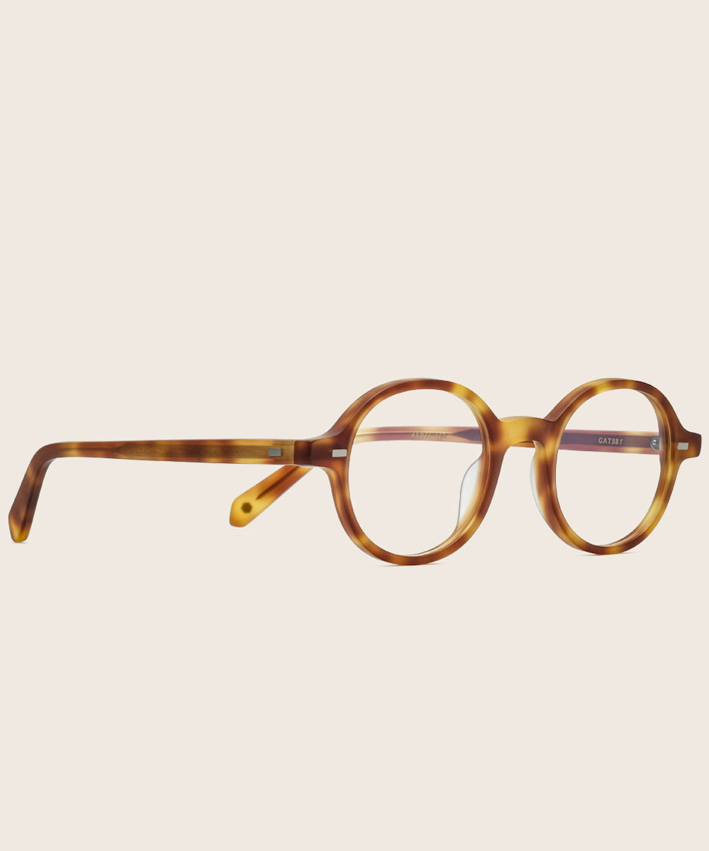 Johann Wolff Gatsby Matte Vintage Tortoise Eyeglasses