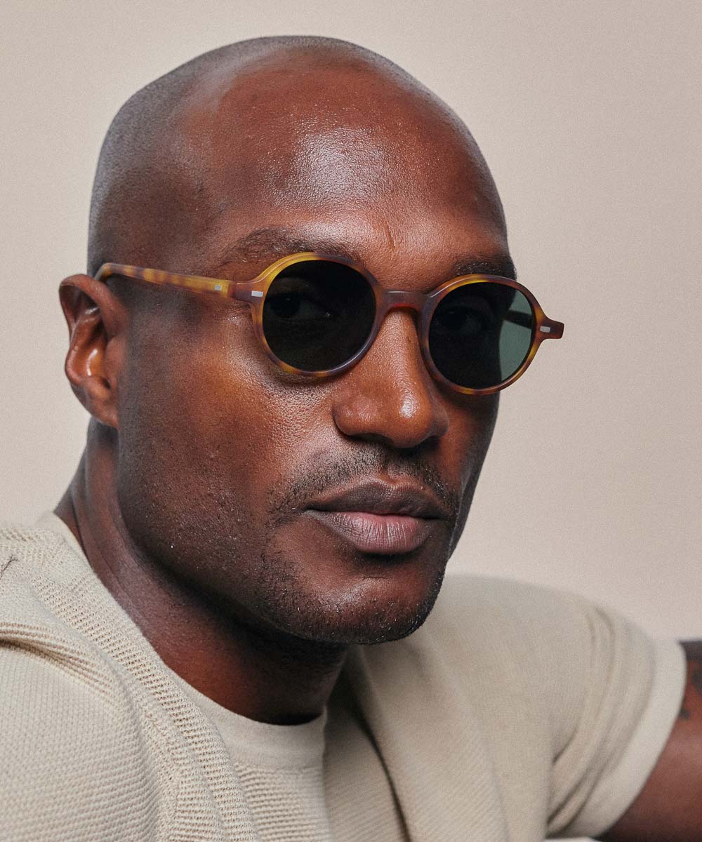 Johann Wolff Gatsby Matte Vintage Tortoise Sunglasses