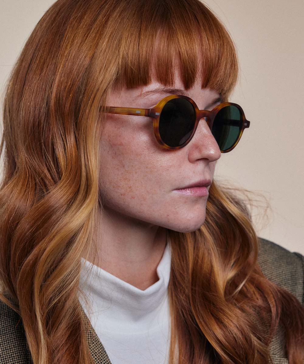 Johann Wolff Gatsby Matte Vintage Tortoise Sunglasses