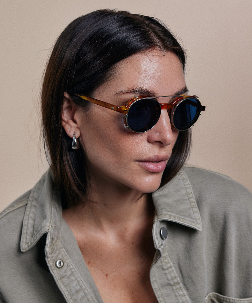 Johann Wolff Gatsby Silver Blue Clip