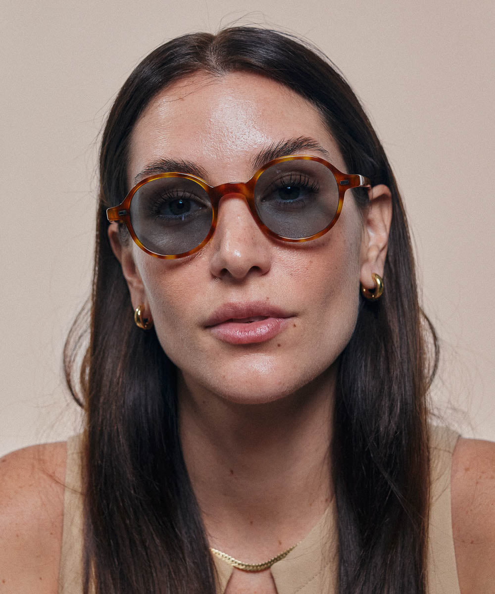 Johann Wolff Gatsby Vintage Tortoise Blue Photochromic Sunglasses