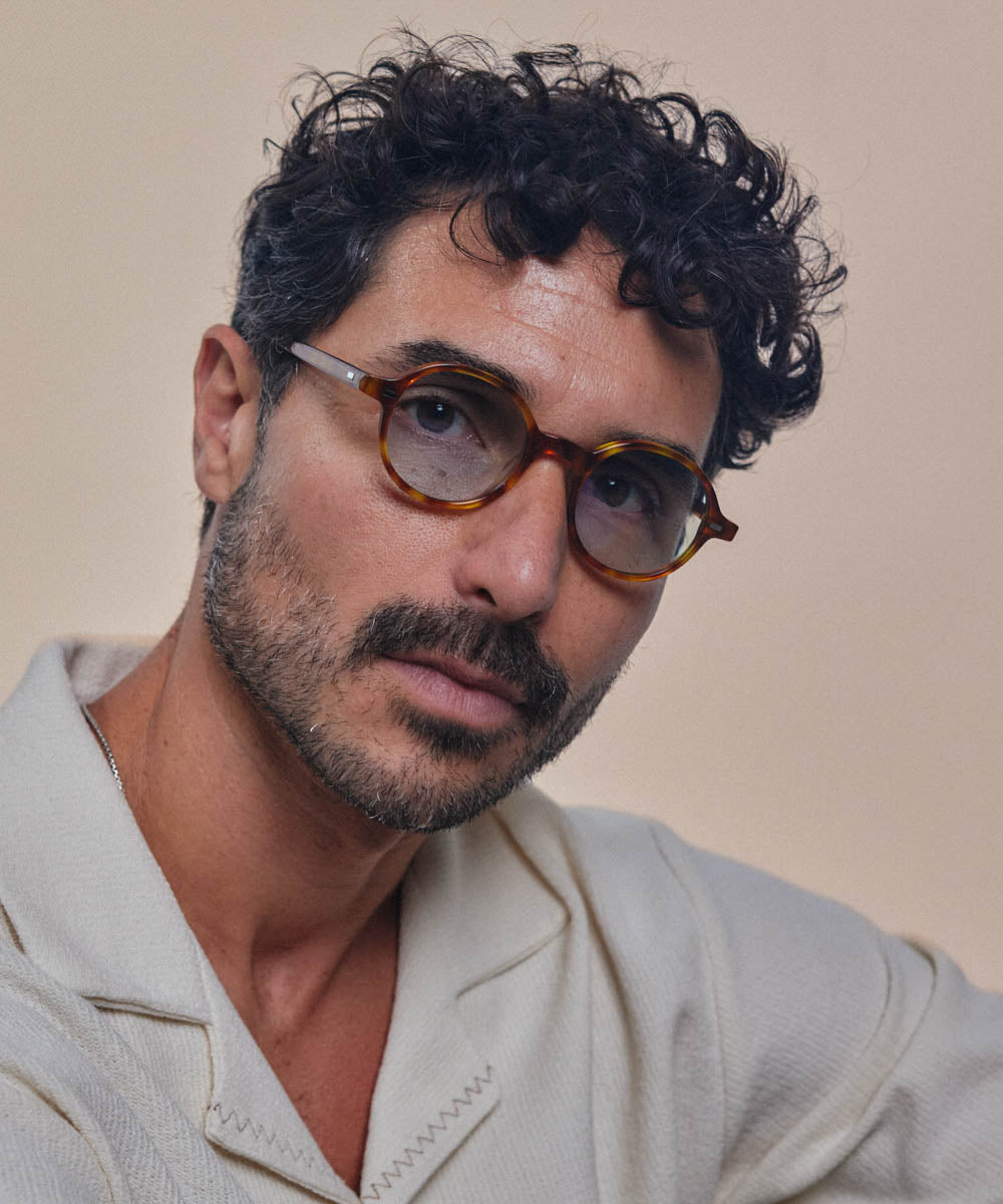 Johann Wolff Gatsby Vintage Tortoise Blue Photochromic Sunglasses