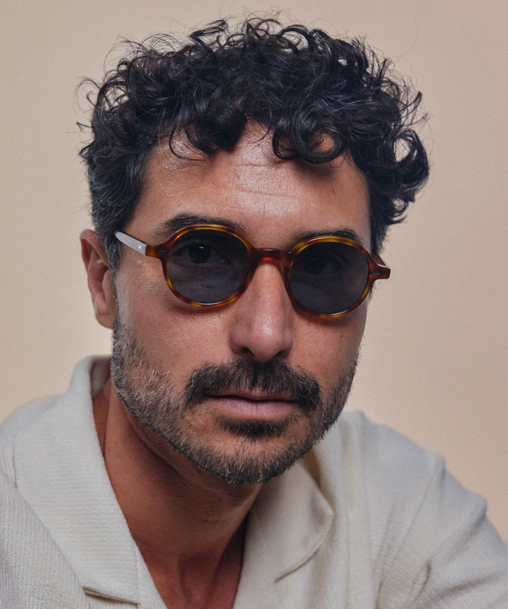 Johann Wolff Gatsby Vintage Tortoise Blue Photochromic Sunglasses