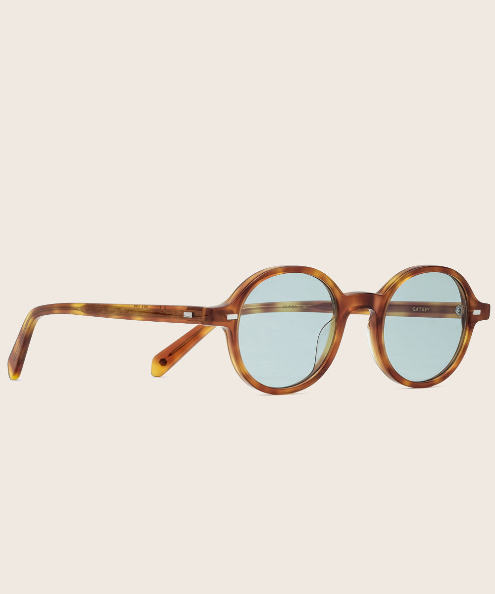 Johann Wolff Gatsby Vintage Tortoise Blue Photochromic Sunglasses