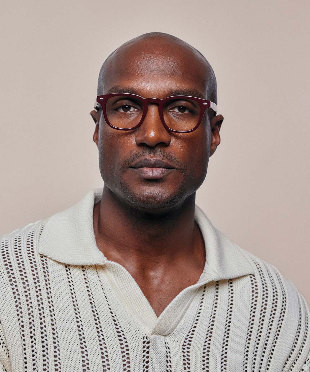 Johann Wolff JSB Burgundy Eyeglasses
