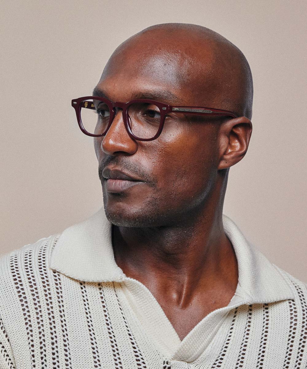 Johann Wolff JSB Burgundy Eyeglasses