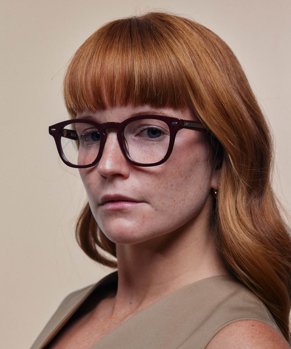 Johann Wolff JSB Burgundy Eyeglasses