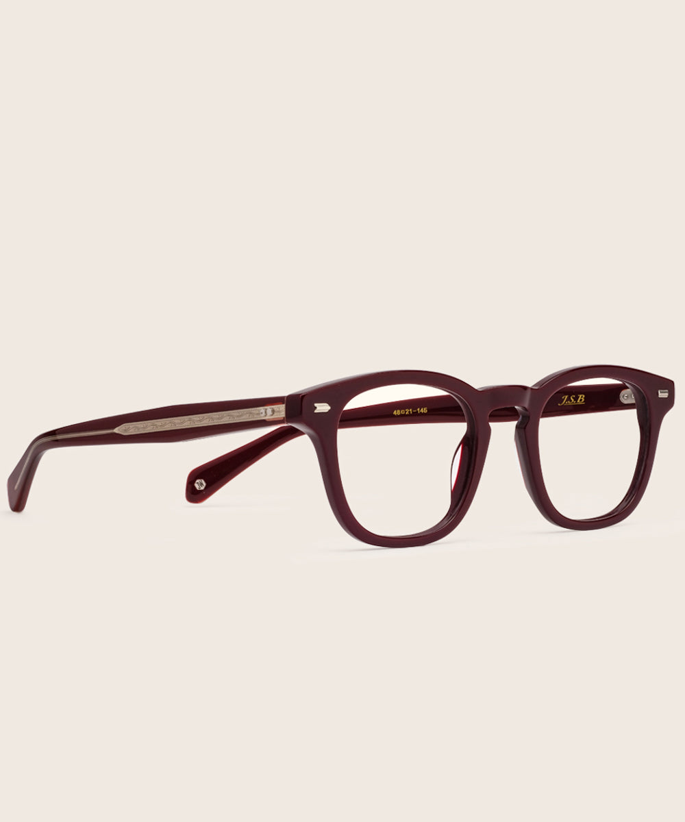 Johann Wolff JSB Burgundy Eyeglasses