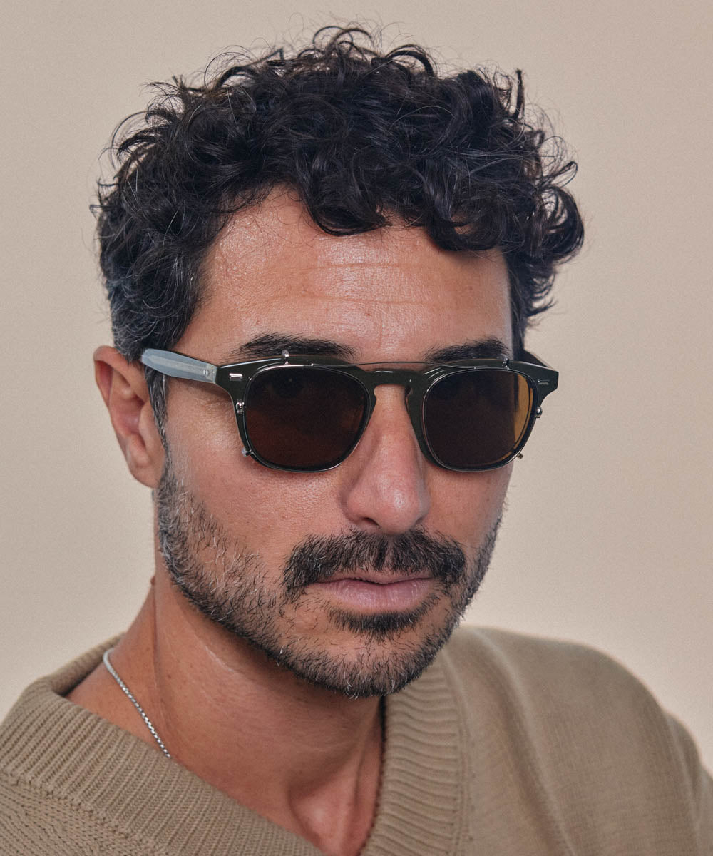 Johann Wolff JSB Matte Silver Brown Clip