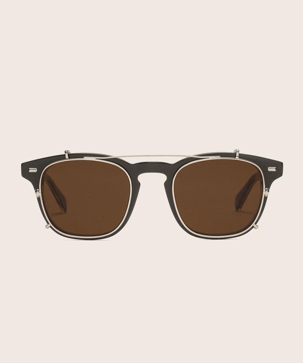 Johann Wolff JSB Matte Silver Brown Clip