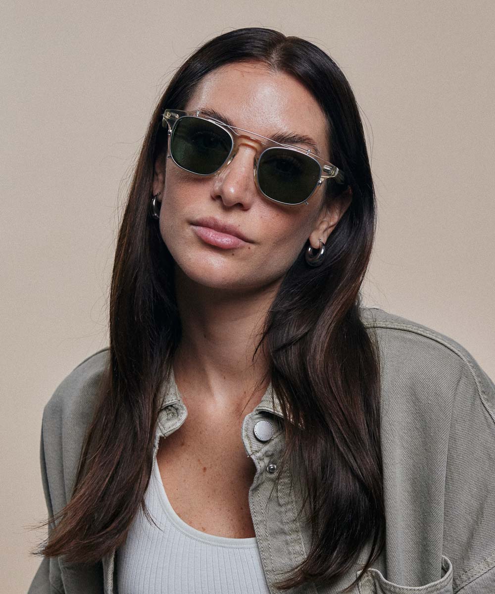 Johann Wolff JSB Matte Silver Green Clip