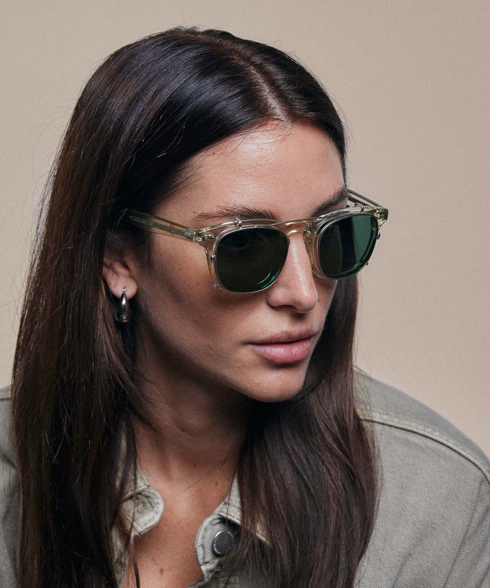 Johann Wolff JSB Matte Silver Green Clip