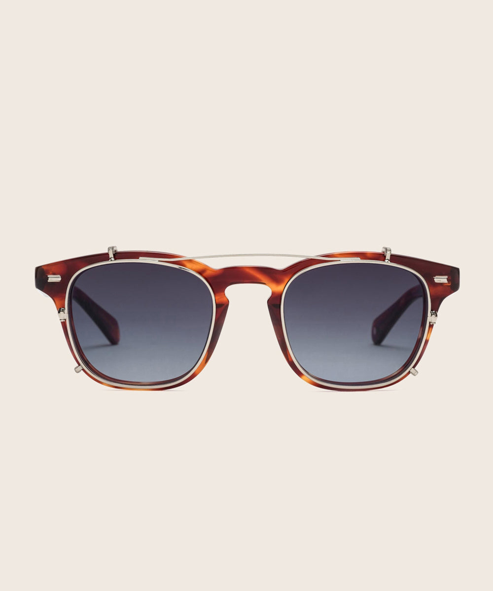 Johann Wolff JSB Silver Blue Gradient Clip