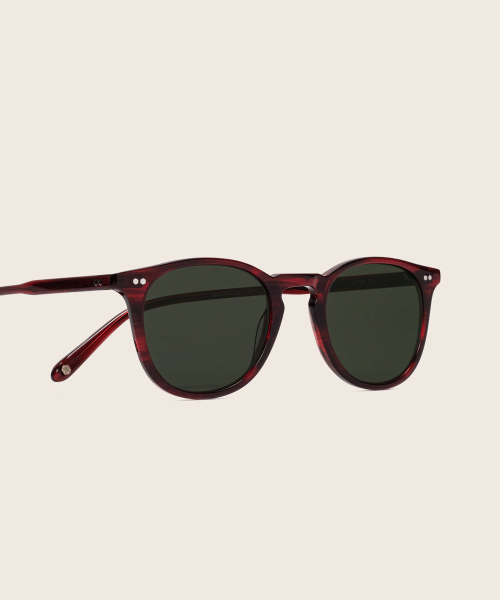 Johann Wolff Kepler Bordeaux Sunglasses