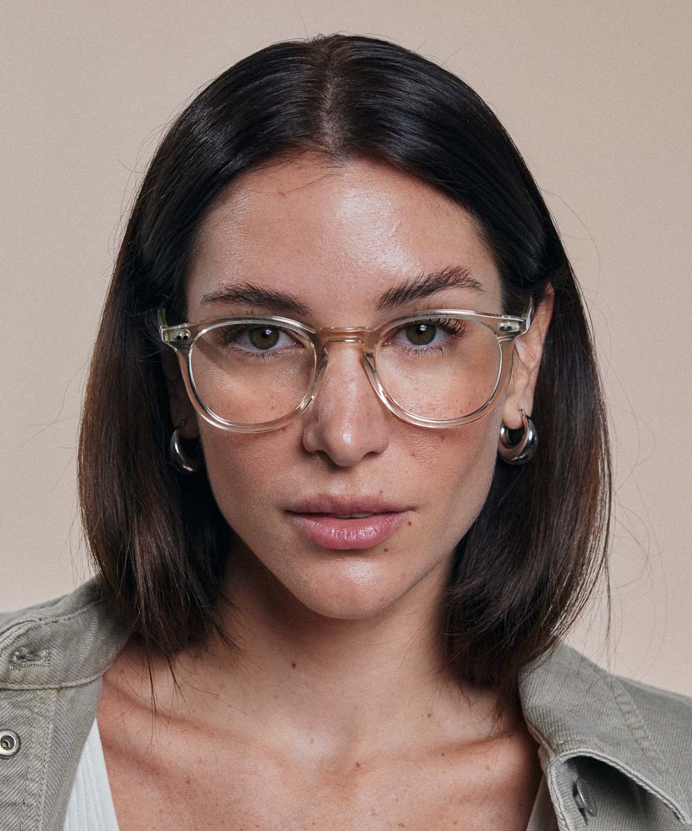 Johann Wolff Kepler Champagne Eyeglasses