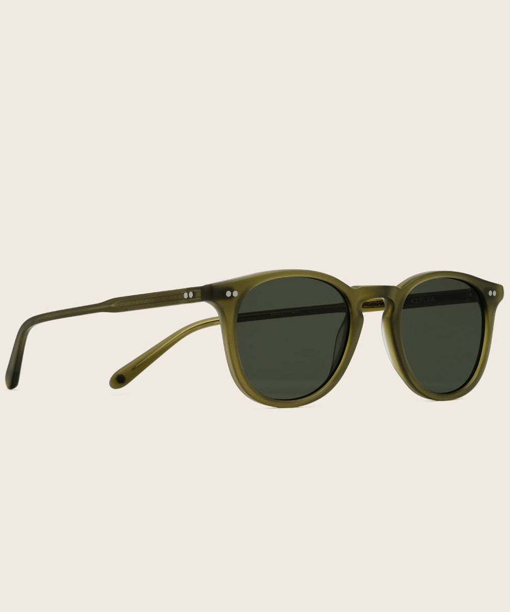 Johann Wolff Kepler Matte Army Sunglasses