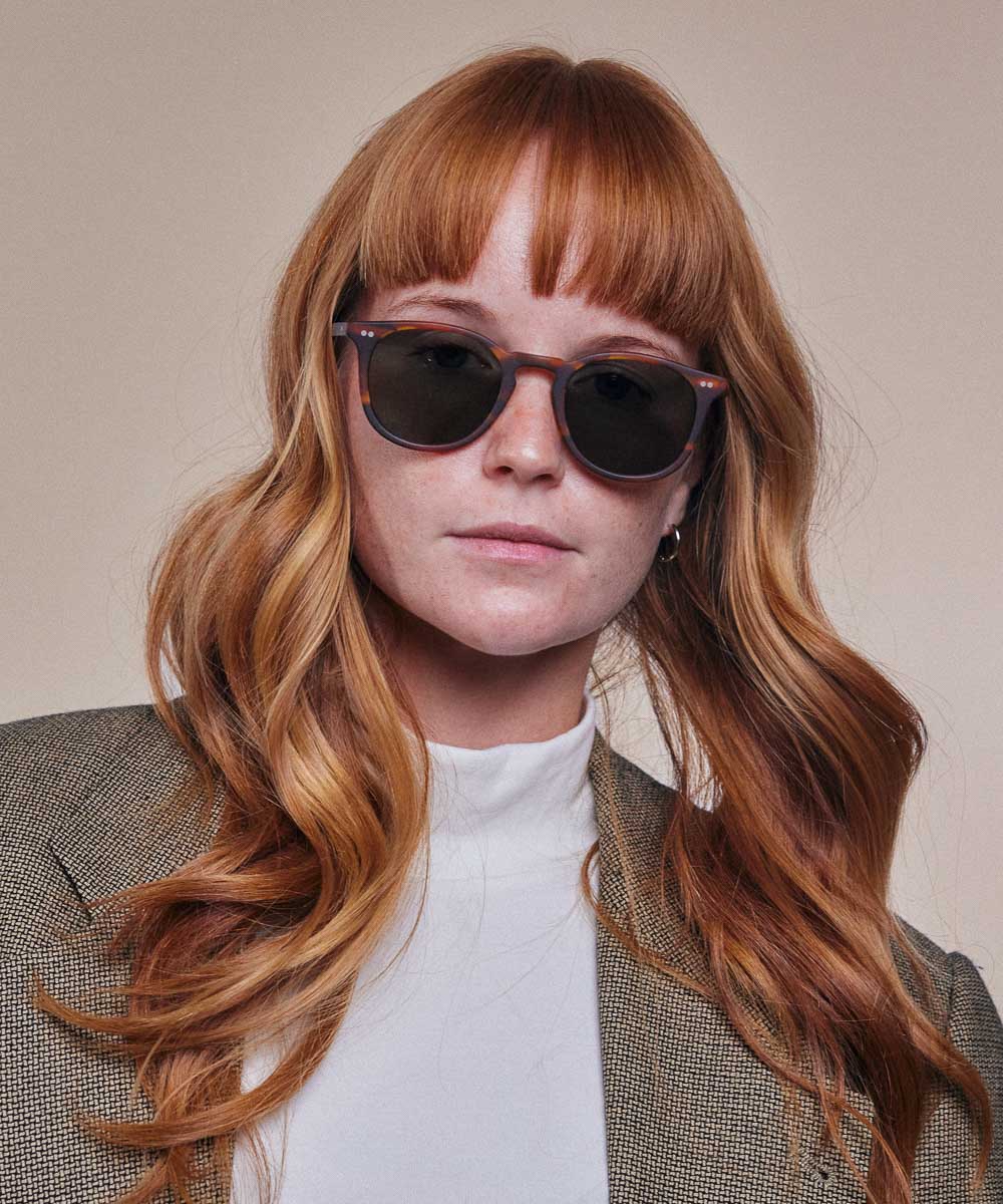 Johann Wolff Kepler Matte Tigerwood Sunglasses