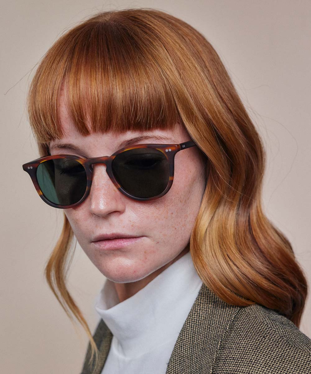 Johann Wolff Kepler Matte Tigerwood Sunglasses