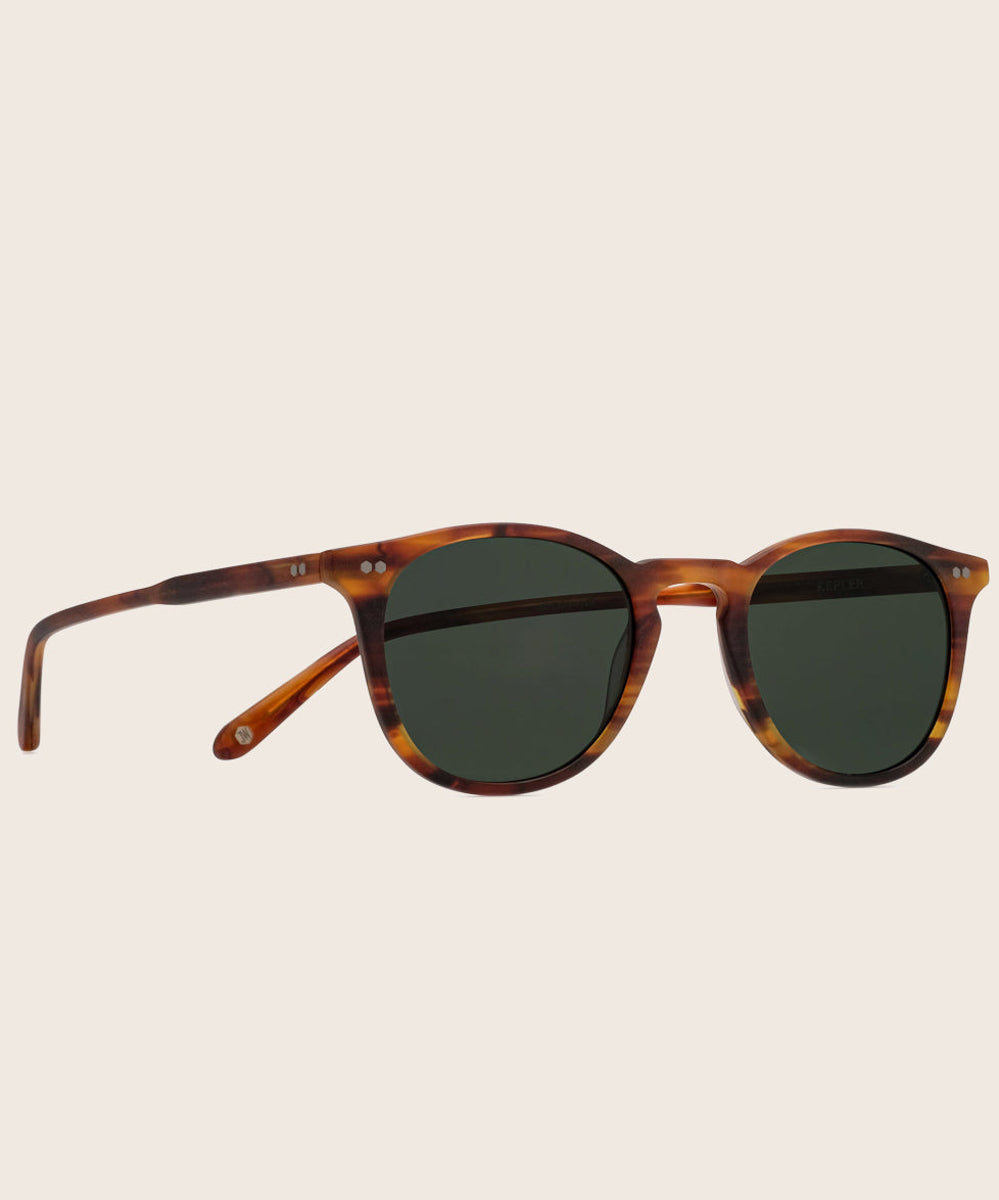Johann Wolff Kepler Matte Tigerwood Sunglasses