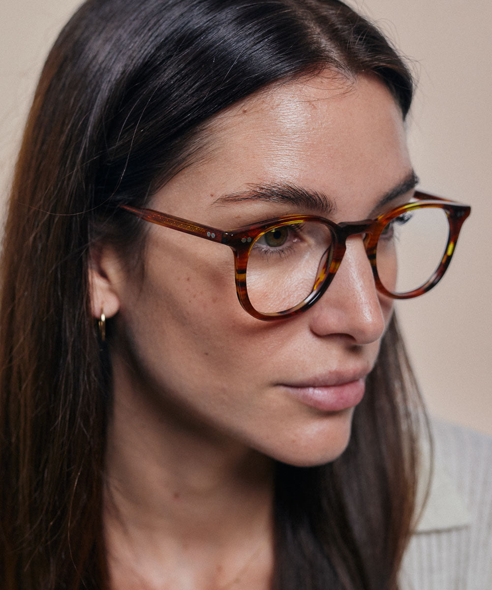 Johann Wolff Kepler Tigerwood Eyeglasses