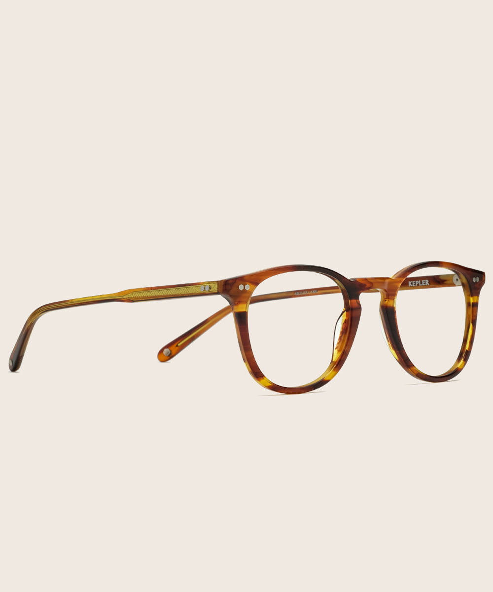 Johann Wolff Kepler Tigerwood Eyeglasses