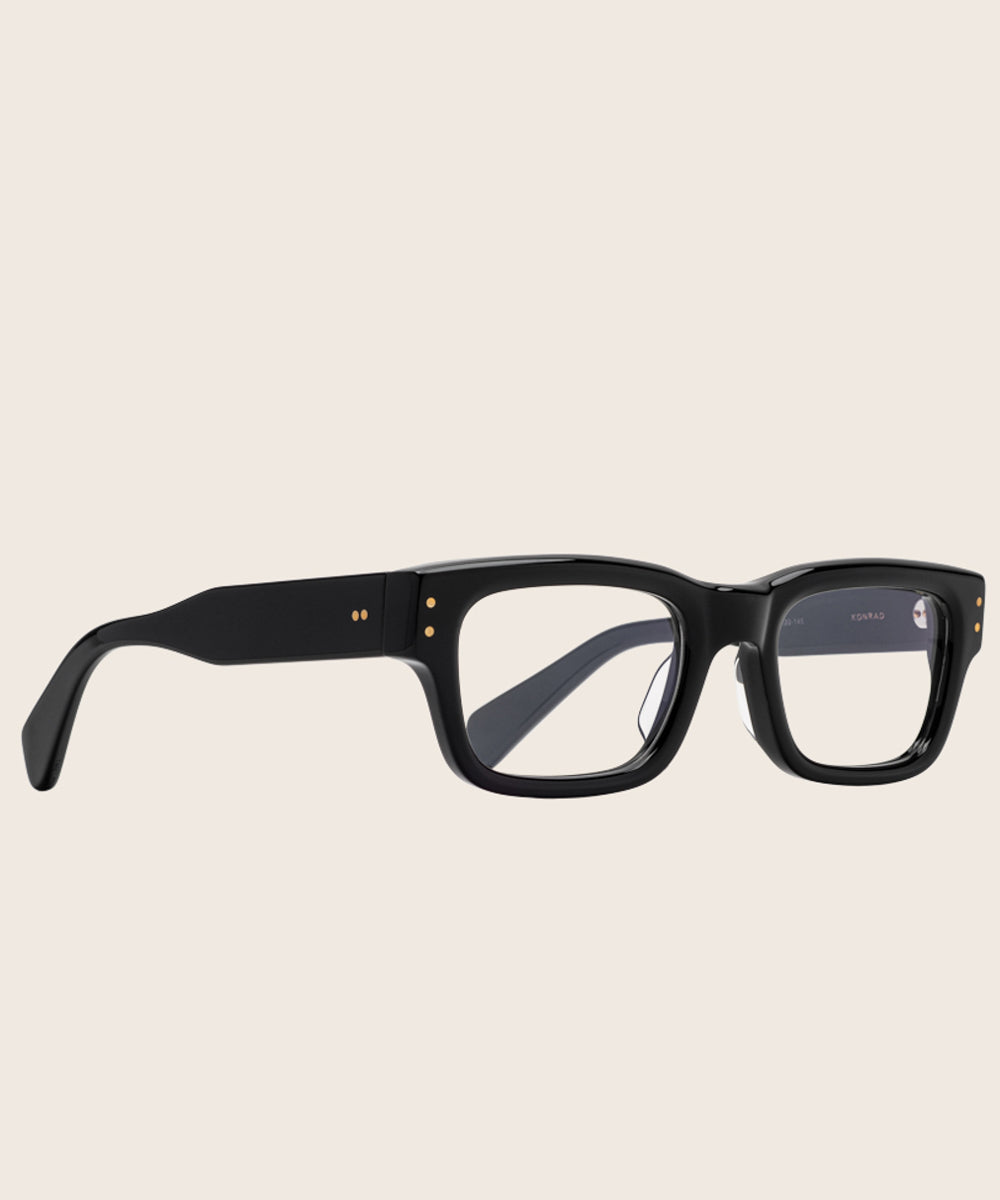 Johann Wolff Konrad Black Eyeglasses