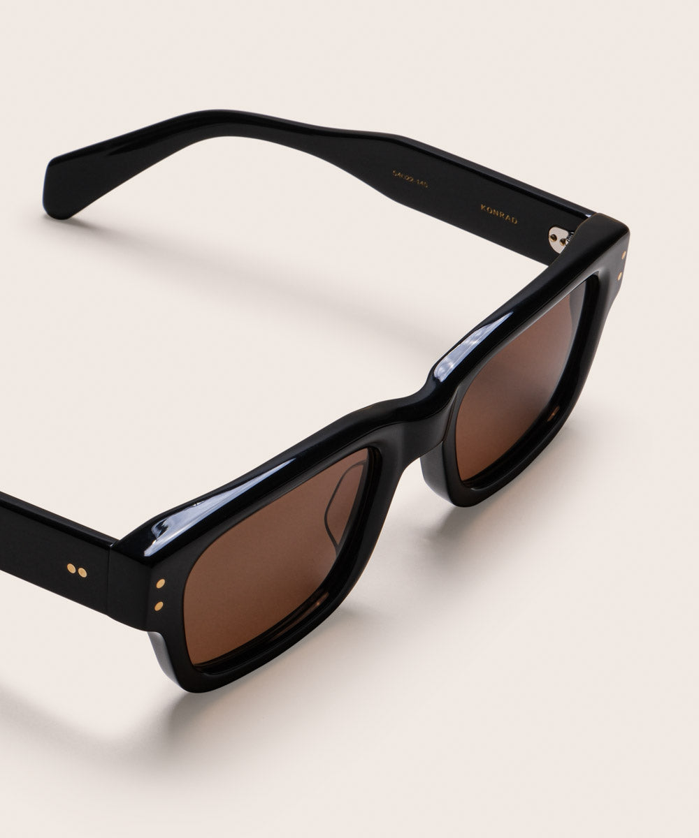 Johann Wolff Konrad Black Sunglasses
