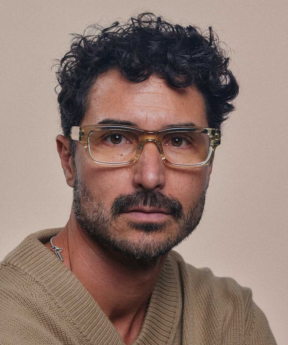 Johann Wolff Konrad Champagne Eyeglasses