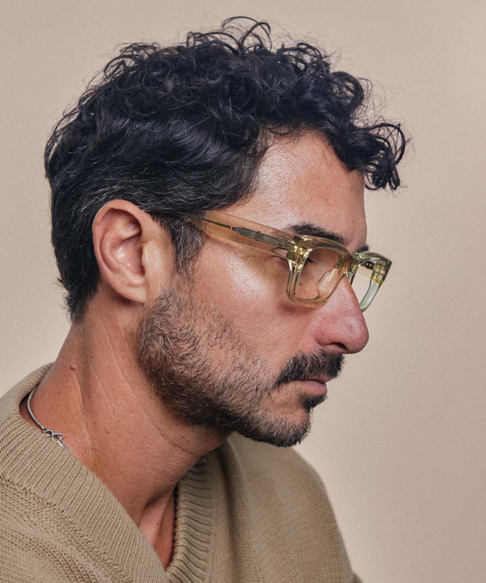 Johann Wolff Konrad Champagne Eyeglasses