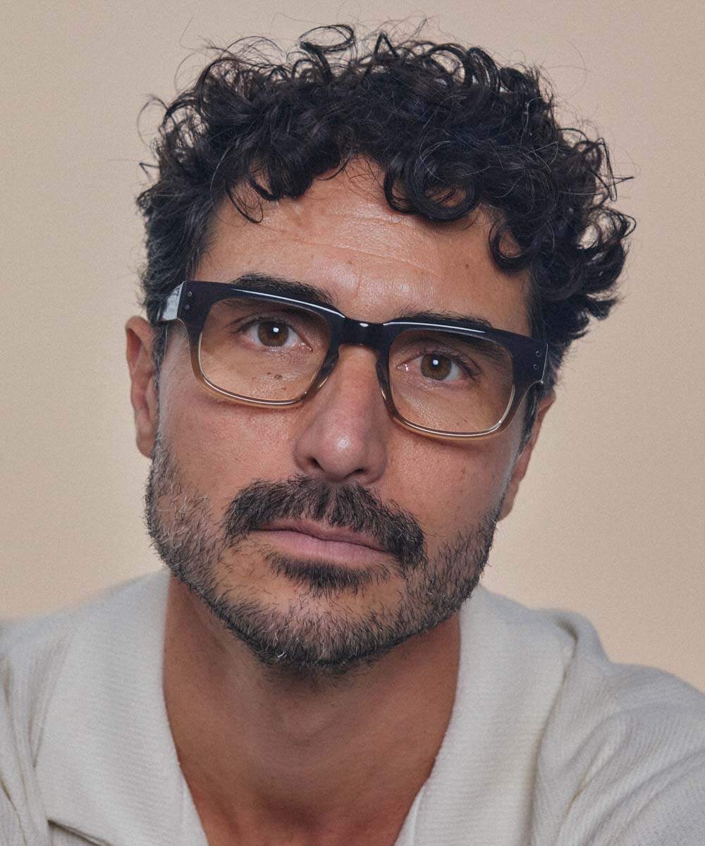 Johann Wolff Martin Black Fade Eyeglasses