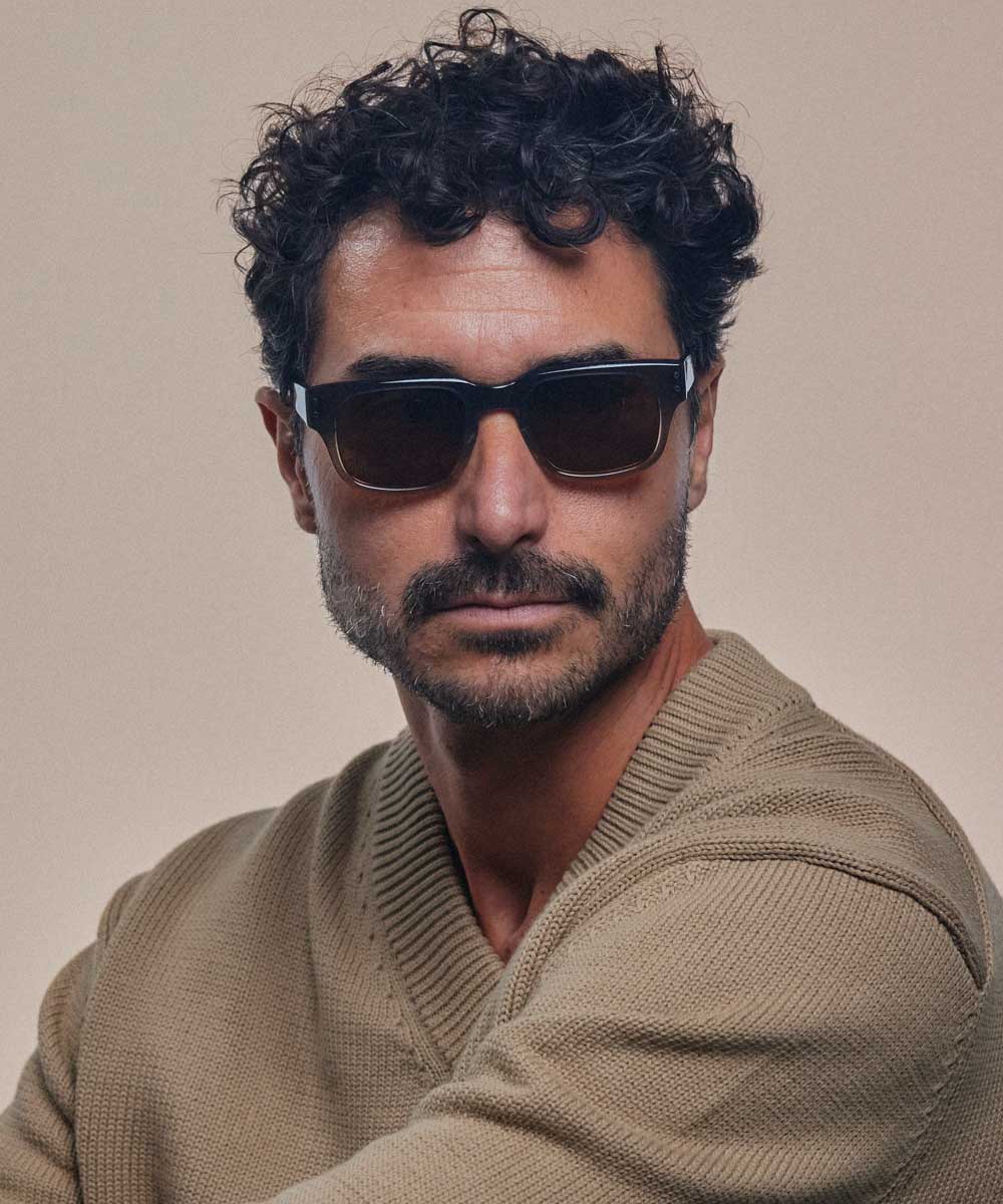 Johann Wolff Martin Black Fade Sunglasses