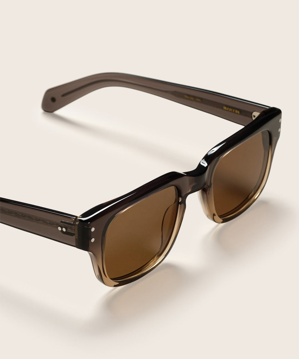 Johann Wolff Martin Black Fade Sunglasses