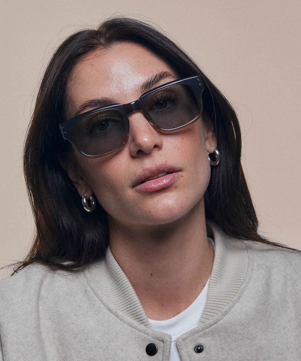 Johann Wolff Martin Black Fade Teal Sunglasses