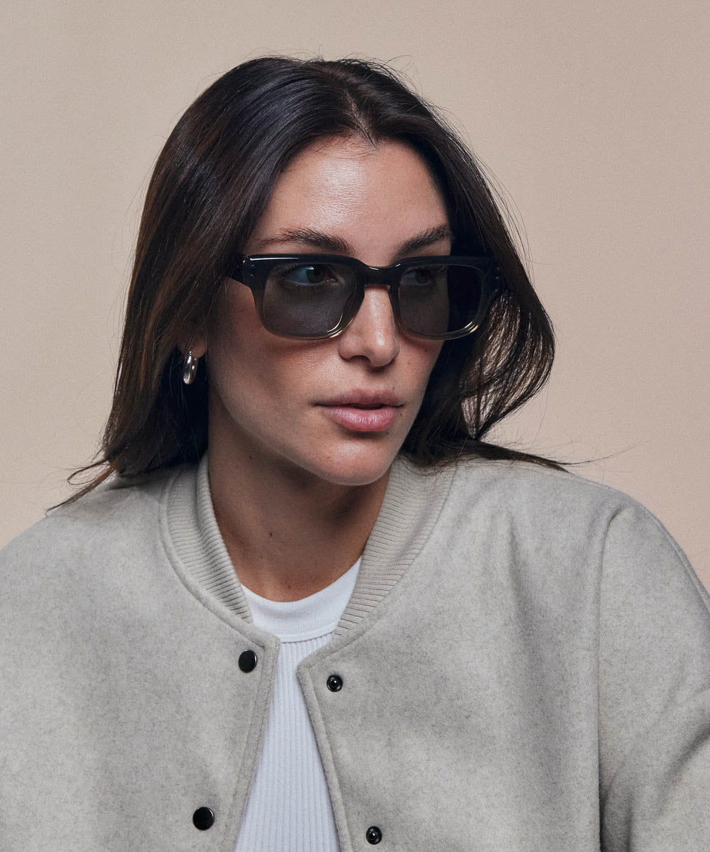 Johann Wolff Martin Black Fade Teal Sunglasses