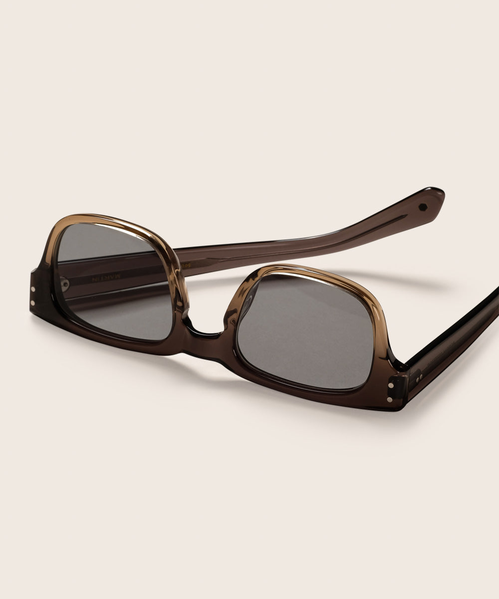 Johann Wolff Martin Black Fade Teal Sunglasses