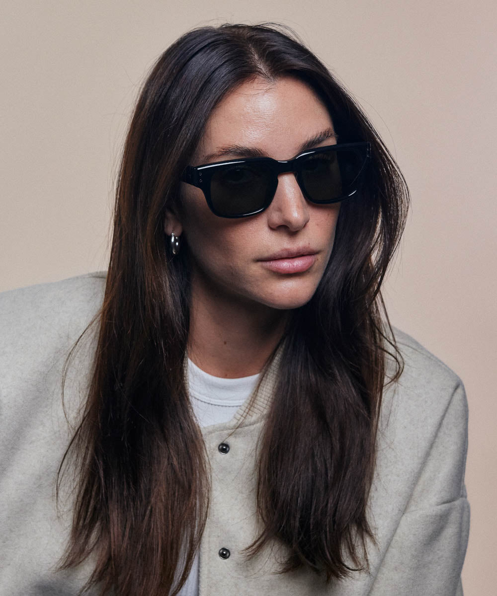 Johann Wolff Martin Black Sunglasses